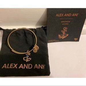 Alex and Ani Anchor Charm Bangle Bracelet